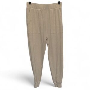 Aerie Cream High Rise Lounge Pants